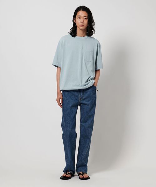 UNITED ARROWS District HAND ROOMシャツ 別注】＜HAND ROOM＞ ドローコード ポケットTシャツ