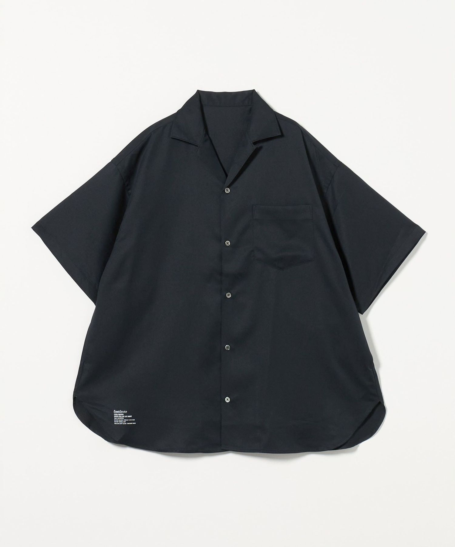 FreshService 半袖シャツ 半袖シャツ COOLFIBER OPEN COLLAR S／S
