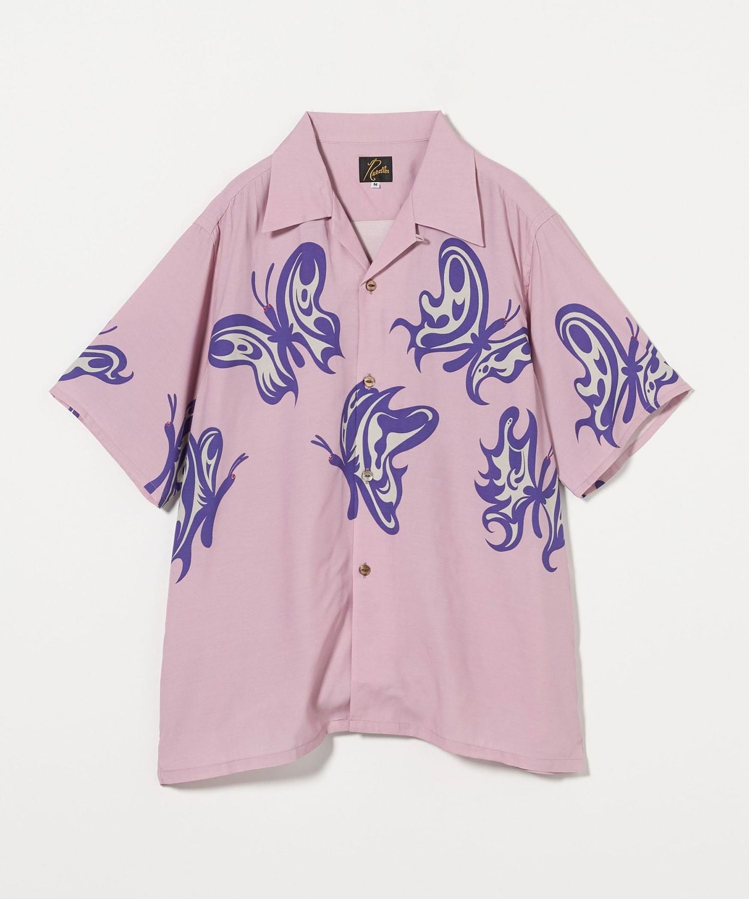Needles パピヨン オープンカラー シャツ NEEDLES × Kae Tanaka＞ S/S ONE―UP SHIRT KT PAPILLON/オープン