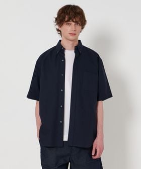 UNITED ARROWS/ワイドフォルム ボタンダウン オックスフォード ショートスリーブシャツ/シャツ / ブラウス