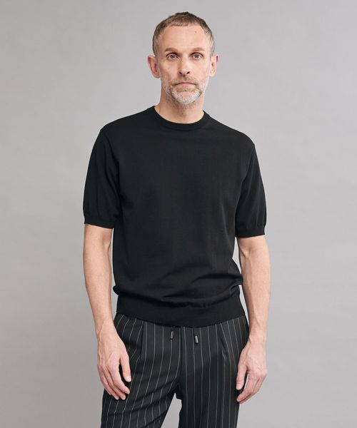 コットンショルダーツイストTシャツ　Mサイズ 1100025Y0008_l1_a003.jpg