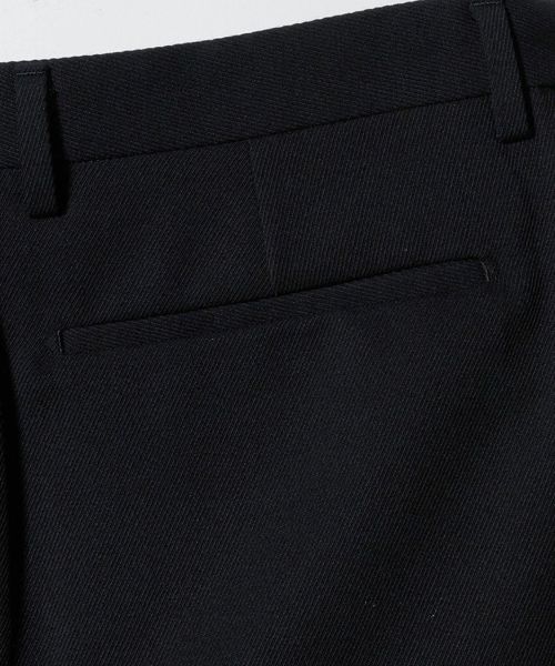 『再出品』　SOVEREIGN スラックス　ブラック　44 SOVEREIGN＞カルゼ ストレートパンツ
