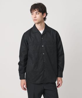 NEEDLES/【別注】＜NEEDLES＞One up Shirt/ブラック ワンナップカラー シャツ/シャツ / ブラウス