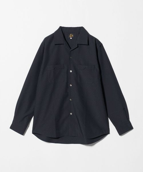 NEEDLES/【別注】＜NEEDLES＞One up Shirt/ネイビー ワンナップカラー シャツ/シャツ / ブラウス