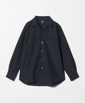NEEDLES/【別注】＜NEEDLES＞One up Shirt/ネイビー ワンナップカラー シャツ/シャツ / ブラウス