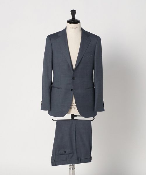 UNITED ARROWS/ブルーシャークスキン シングル 3ボタン スーツ S‐MODEL ヨコストレッチ/スーツ / セットアップ