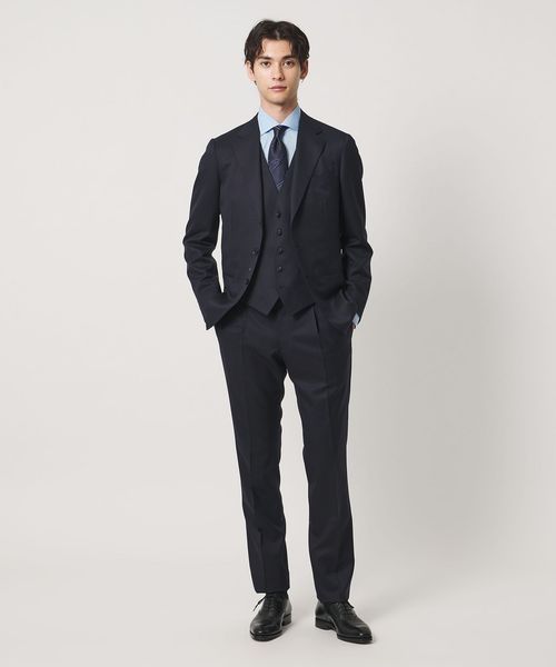 UNITED ARROWS/タスマニア ウール ギャバジン 5ボタン ベスト/スーツ ベスト