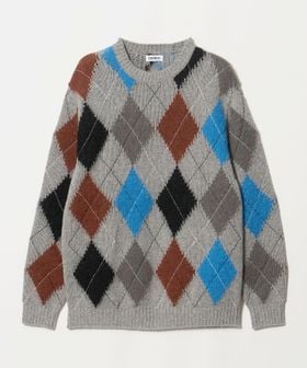 COOHEM/＜COOHEM＞STITCHED ARGYLE KNIT PULLOVER/アーガイル ニット プルオーバー/ニット / セーター