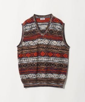 COOHEM/＜COOHEM＞3D FAIR ISLE KNIT VEST/フェアアイル ニット ベスト/ベスト