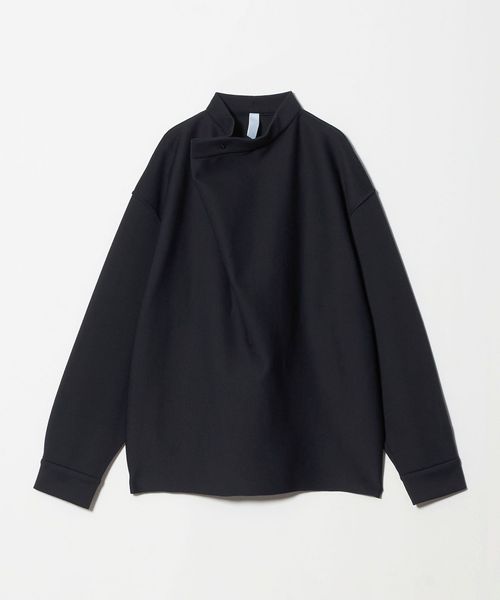 CFCL/＜CFCL＞ SOFT MILAN WRAP COLLAR LONG SLEEVE TOP/ラップカラー プルオーバーシャツ/ニット / セーター