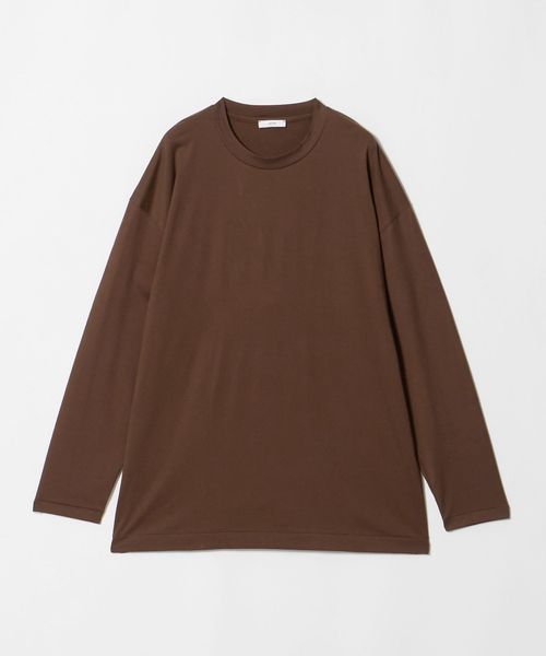 ATON/＜ATON＞OVERSIZED LONG SLEEVE T―SHIRT/オーバーサイズ ロングスリーブ Tシャツ/Tシャツ / カットソー