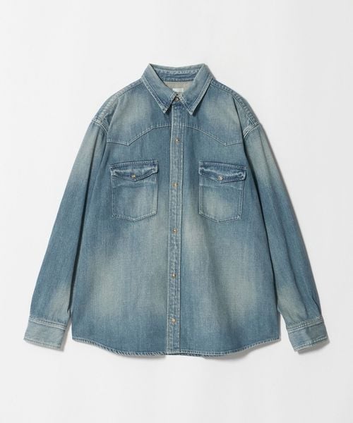 ＜A.PRESSE＞Western Denim Shirts/ウエスタン デニムシャツ