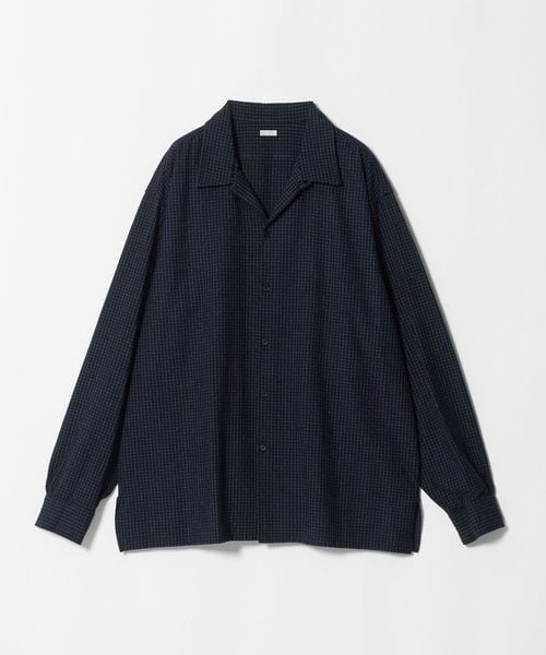 A.PRESSE/＜A.PRESSE＞Silk Nep Loop Collar Shirt/ループカラーシャツ/シャツ / ブラウス