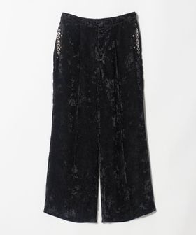 TOGA VIRILIS/＜TOGA VIRILIS＞CRUSHED VELVET DRAWSTRING PANTS/クラッシュド ベルベット ドローストリングパンツ/イージーパンツ