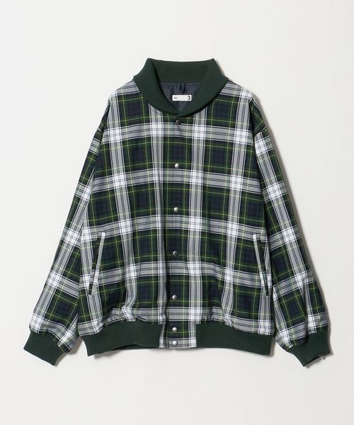 ts(s)/＜ts(s)＞Tartan Plaid Stadium Jacket/タータンチェック スタジアム ジャケット/その他コート / ブルゾン