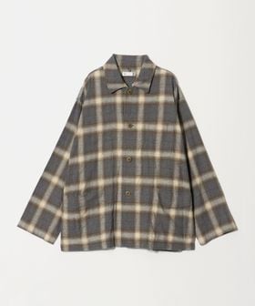 ts(s)/＜ts(s)＞Ombre Plaid Brushed Jacket Shirt/オンブレチェック シャツジャケット/カバ―オール