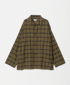 ts(s)/＜ts(s)＞Ombre Plaid Brushed Jacket Shirt/オンブレチェック シャツジャケット/カバ―オール