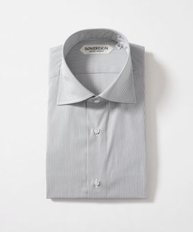 SOVEREIGN/＜SOVEREIGN＞CANCLINI キャンディストライプ ハンドライン ワイドカラーシャツ/シャツ / ブラウス