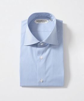 SOVEREIGN/＜SOVEREIGN＞CANCLINI キャンディストライプ ハンドライン ワイドカラーシャツ/シャツ / ブラウス