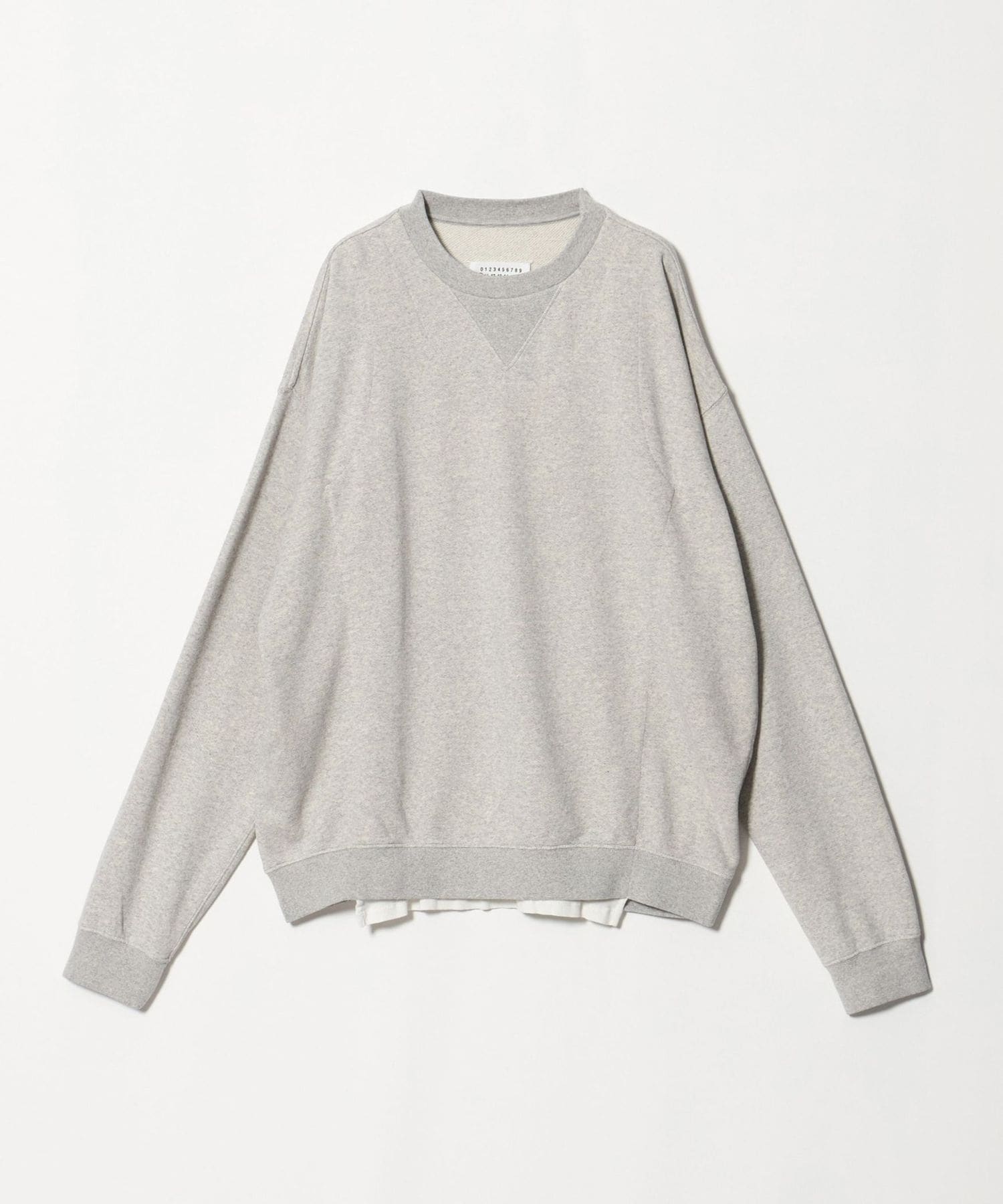 MAISON MARGIELA＞ダブル レイヤード スウェットシャツ
