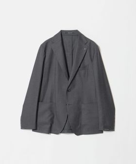 TAGLIATORE/＜TAGLIATORE＞グレー メランジ シングル 2ボタン テーラードジャケット/セットアップ ジャケット