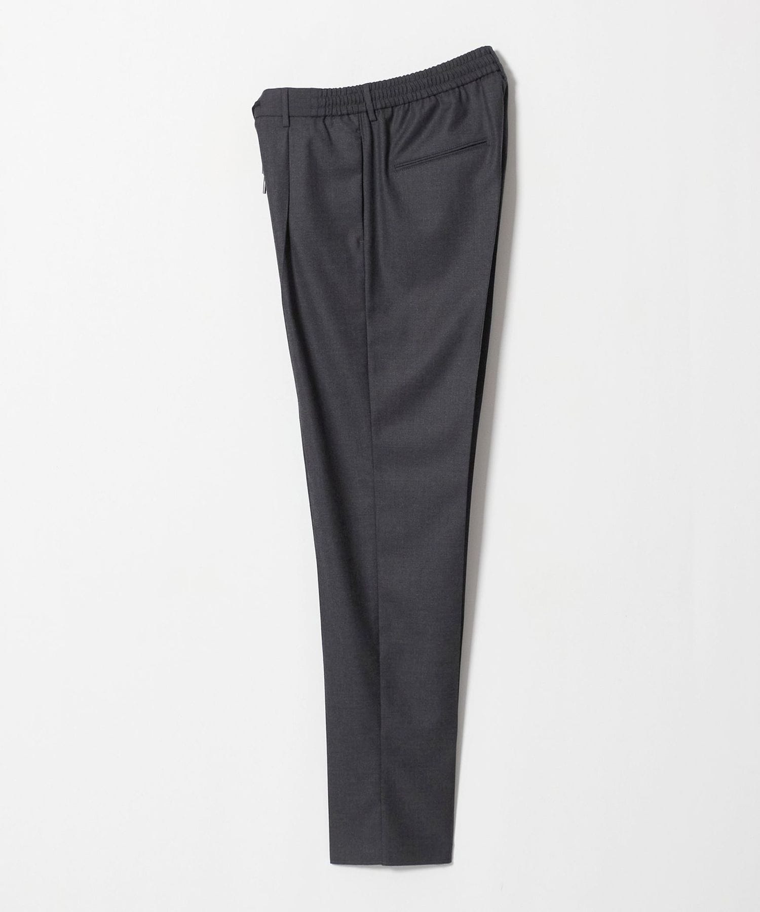 TAGLIATORE＞グレー メランジ イージースラックス