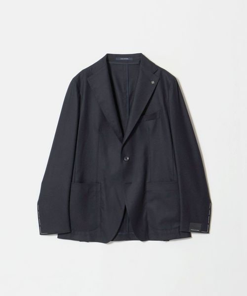 TAGLIATORE/＜TAGLIATORE＞ネイビー ソリッド シングル 2ボタン テーラードジャケット/セットアップ ジャケット