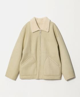 AURALEE/＜AURALEE＞ MERINO MOUTON ZIP BLOUSON/ムートン ジップ ブルゾン/その他コート / ブルゾン