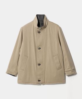 AURALEE/＜AURALEE＞REVERSIBLE WOOL TWISTED TWILL SHEEP LEATHER HALF COAT/リバーシブル ハーフコート/その他コート / ブルゾン