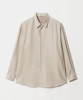 AURALEE/＜AURALEE＞WOOL SHIRT/レギュラカラーシャツ/シャツ / ブラウス