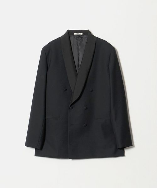 AURALEE/＜AURALEE＞HIGH DENSITY WOOL WORSTED SHAWL COLLAR JACKET/ショールカラー ジャケット/その他ジャケット / スーツ / セットアップ