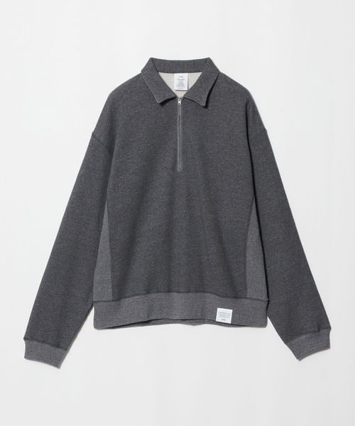 HYKE/＜HYKE＞COLLARED SWEAT SHIRT/ハーフジップ スウェットシャツ/スウェット / パーカー