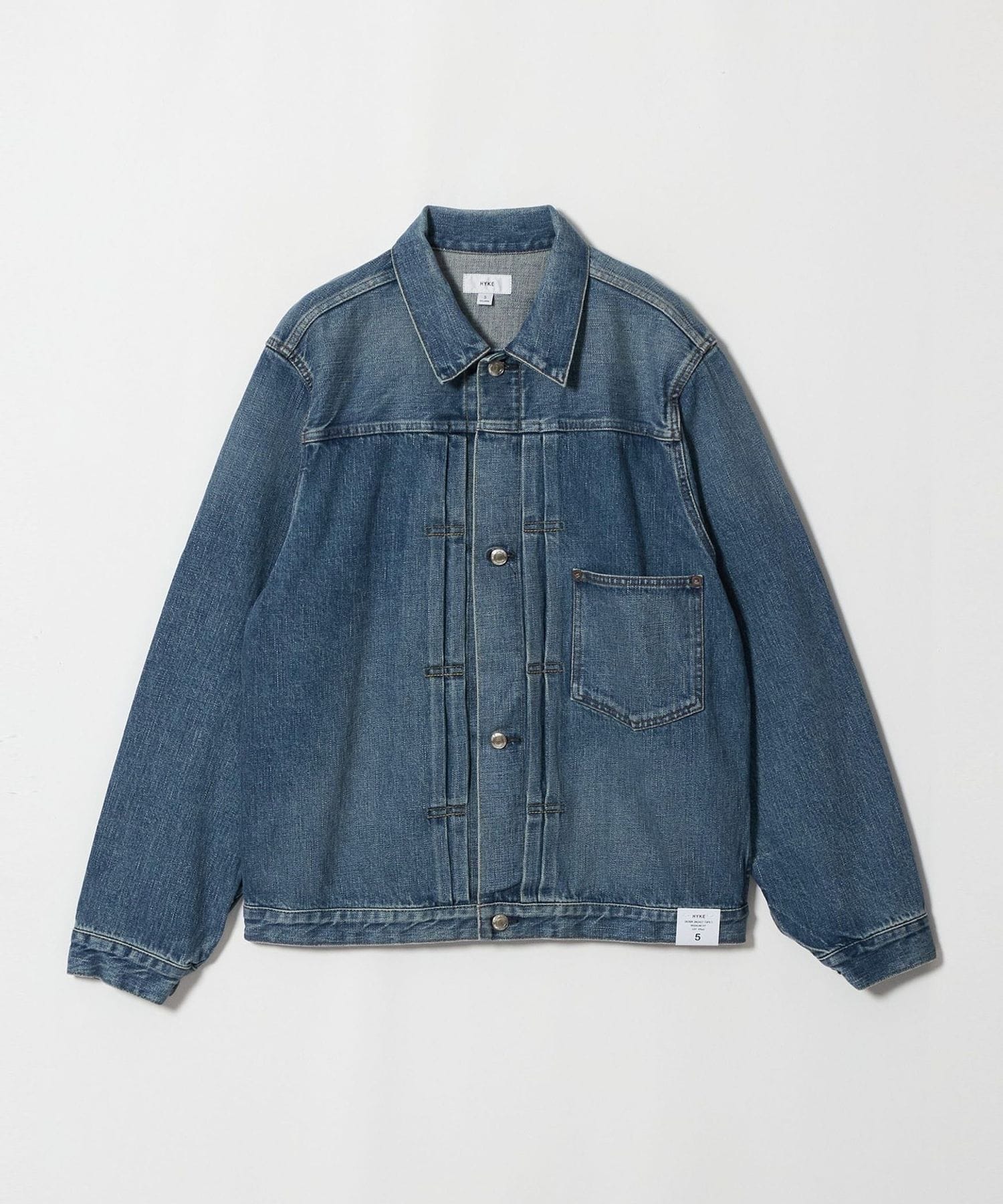 HYKE＞ DENIM JACKET TYPE 1Used Wash Blue/デニム ジャケット
