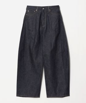 HYKE/＜HYKE＞BARREL LEG DENIM/バレルレッグ デニム/デニムパンツ