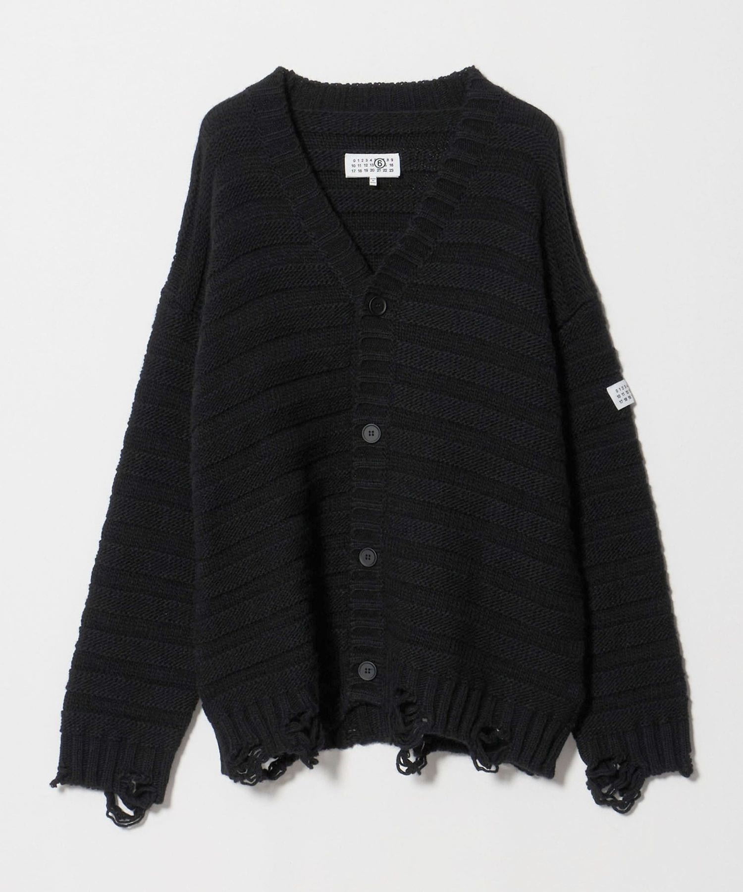 【未使用】MM6 Maison Margiela カーディガン 黒 MM6 Maison Margiela＞カーディガン