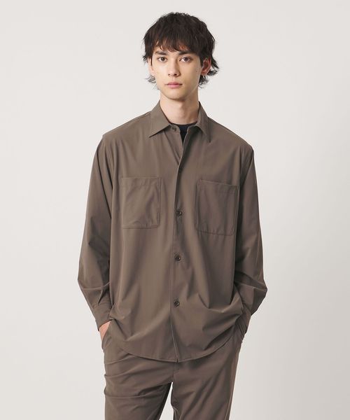 UNITED ARROWS/ナイロン/ポリウレタン エコニール シャツ タテヨコストレッチ/シャツ / ブラウス
