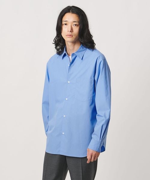 UNITED ARROWS/カリビアーナミルズ ポプリン レギュラーカラーシャツ/シャツ / ブラウス
