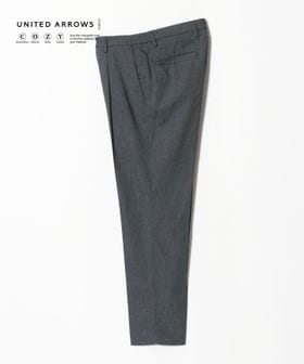 UNITED ARROWS/テックデニム 1プリーツ パンツ UA COZY ウォッシャブル ヨコストレッチ/セットアップ パンツ
