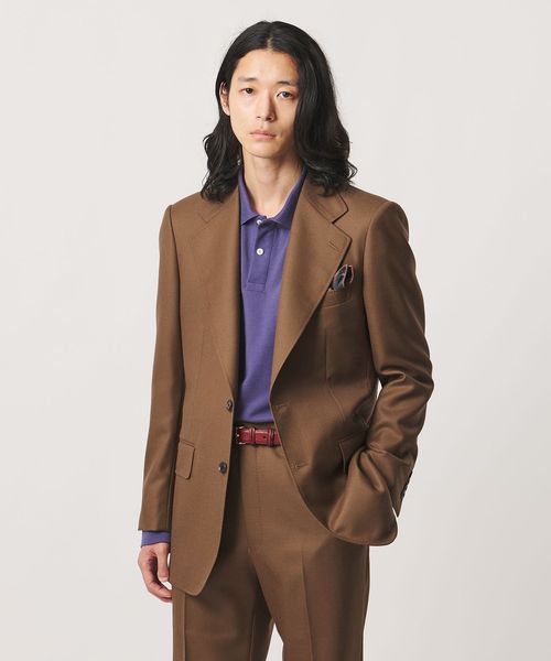 UNITED ARROWS/ギャバジン シングル 2ボタン テーラードジャケット ヨコストレッチ/セットアップ ジャケット