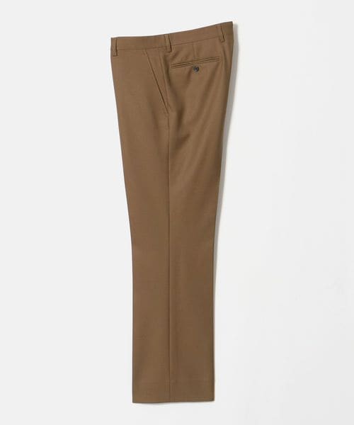 UNITED ARROWS/ギャバジン フレア ノープリーツ スラックス ヨコストレッチ/セットアップ パンツ