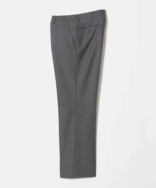 UNITED ARROWS/ハウンドトゥース フレア ノープリーツ スラックス ヨコストレッチ/セットアップ パンツ