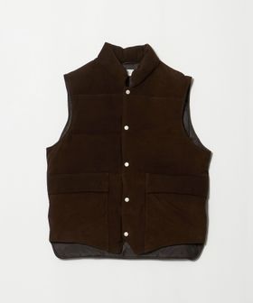 HERILL/＜HERILL＞Leather Woodchopper’s Vest/レザー ダウンベスト/ダウンジャケット / ダウンベスト