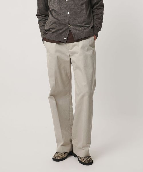 UNITED ARROWS/フィンクス/ジンバブエコットン ギャバピーチ ワイドパンツ/チノパンツ