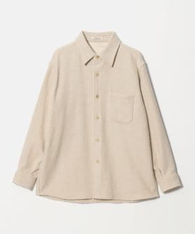 AURALEE/＜AURALEE＞HOMESPUN TWEED SHIRT BLOUSON/ホームスパン ツイード シャツブルゾン/シャツ / ブラウス