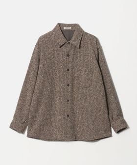 AURALEE/＜AURALEE＞HOMESPUN TWEED SHIRT BLOUSON/ホームスパン ツイード シャツブルゾン/シャツ / ブラウス