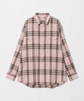 AURALEE/＜AURALEE＞ HIGH TWIST COTTON SILK CHECK SHIRT/チェック ウエスタンシャツ/シャツ / ブラウス