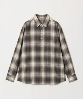 AURALEE/＜AURALEE＞WOOL CHECK SHIRT/チェックシャツ/シャツ / ブラウス