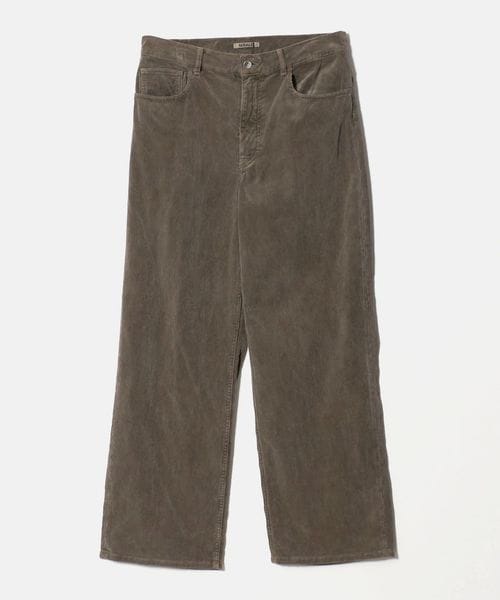 AURALEE/＜AURALEE＞GARMENTDYED CORDUROY 5P WIDE PANTS/コーデュロイ ワイドパンツ/その他パンツ
