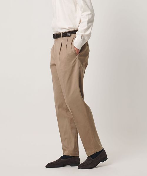 UNITED ARROWS/ツイル 2プリーツ キャロット パンツ/チノパンツ