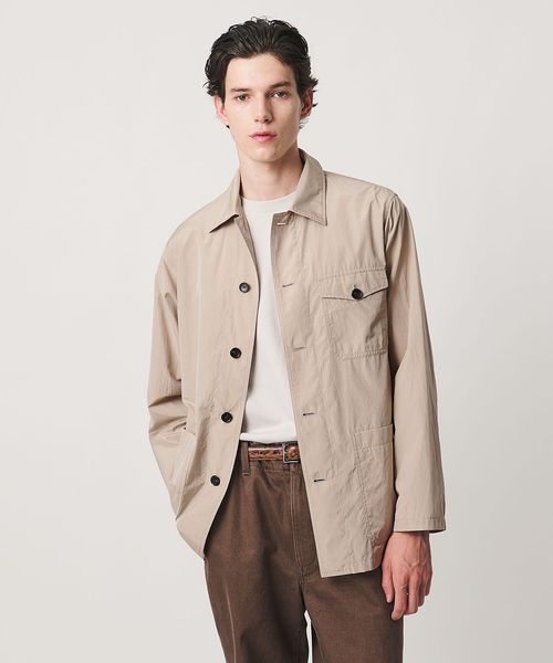 UNITED ARROWS/シルキーポプリン カバーオール/カバ―オール